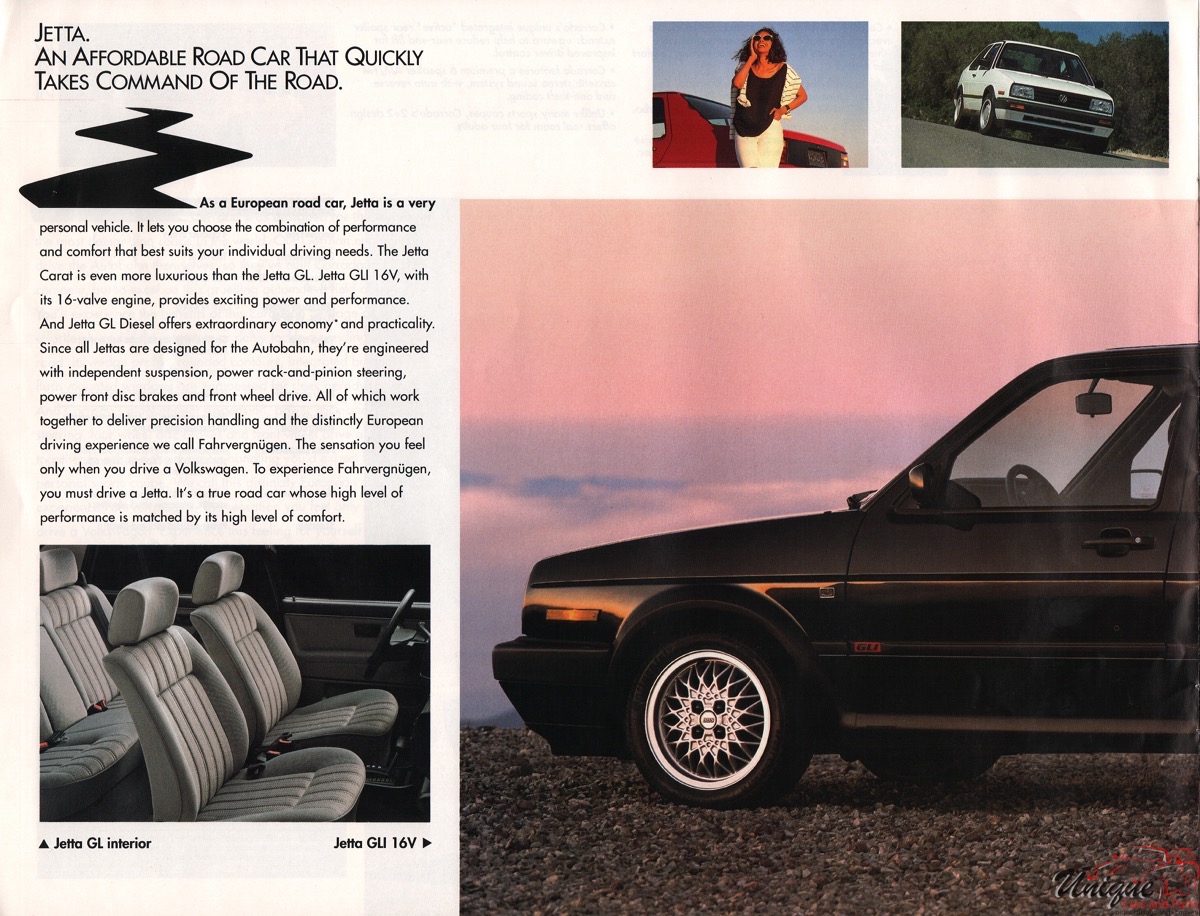 1991 VW Full Line Brochure Page 8